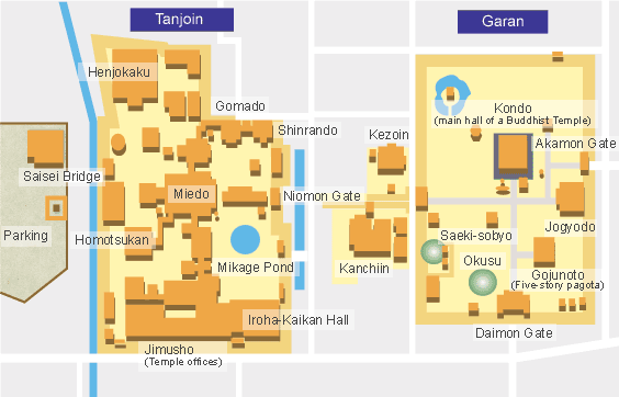 Map of Temple