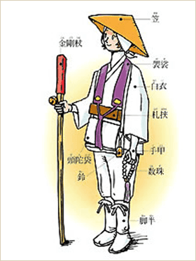 画像:白装束姿