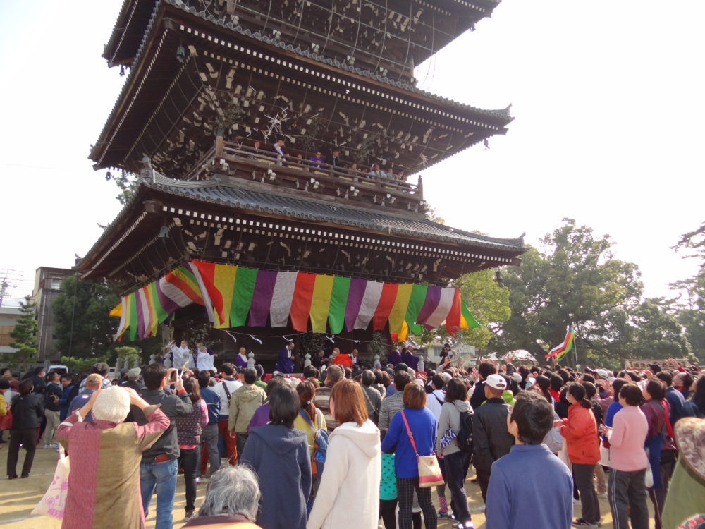 大会陽稲穂投げ